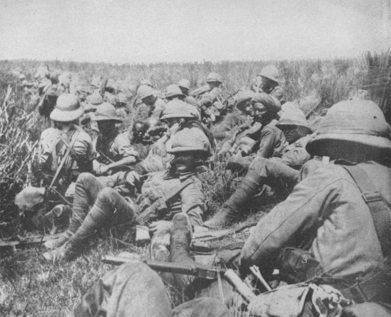 Британцы из Южной Африки на фронте в германской Восточной Африке