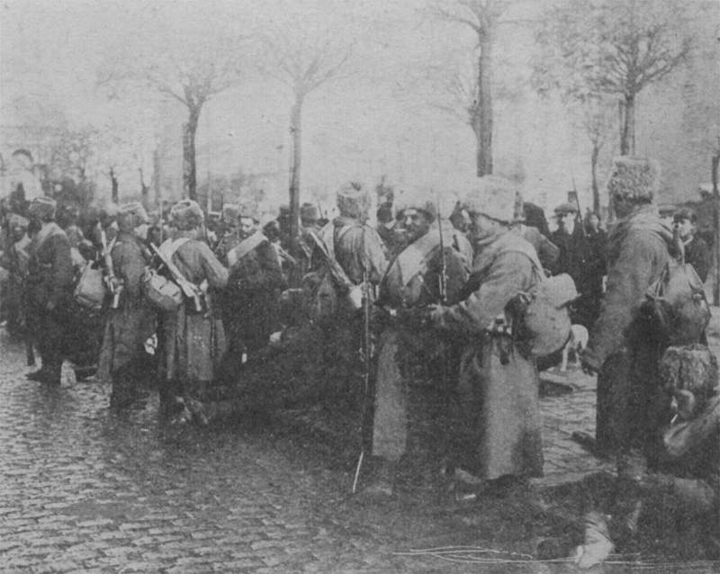 Сербская пехота в Варшаве