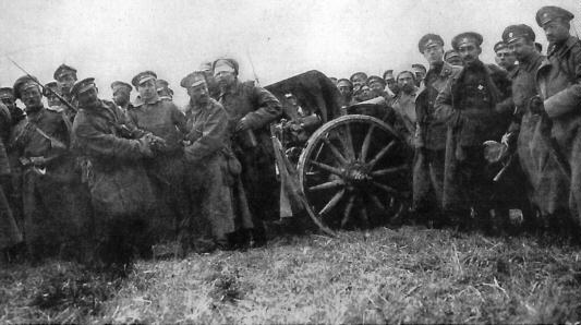 Сибирская пехота под Варшавой.

