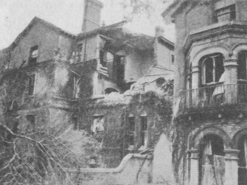 Дом, разрушенный артиллерией