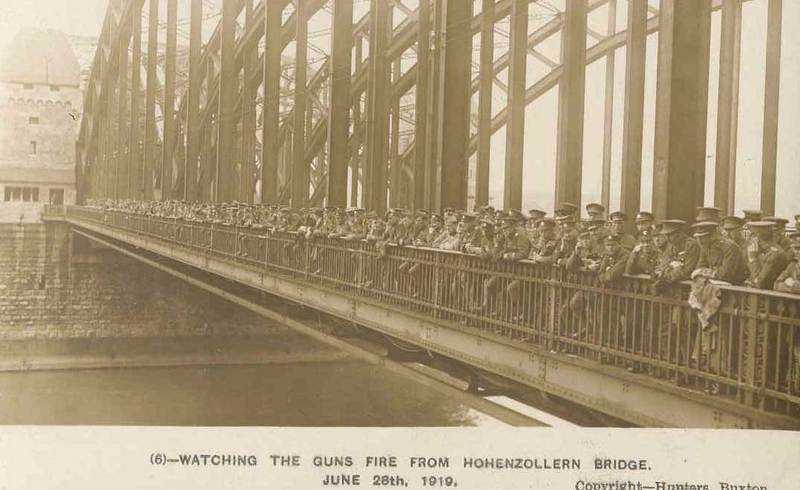 Мост Гогенцоллернов, 28 июня 1919