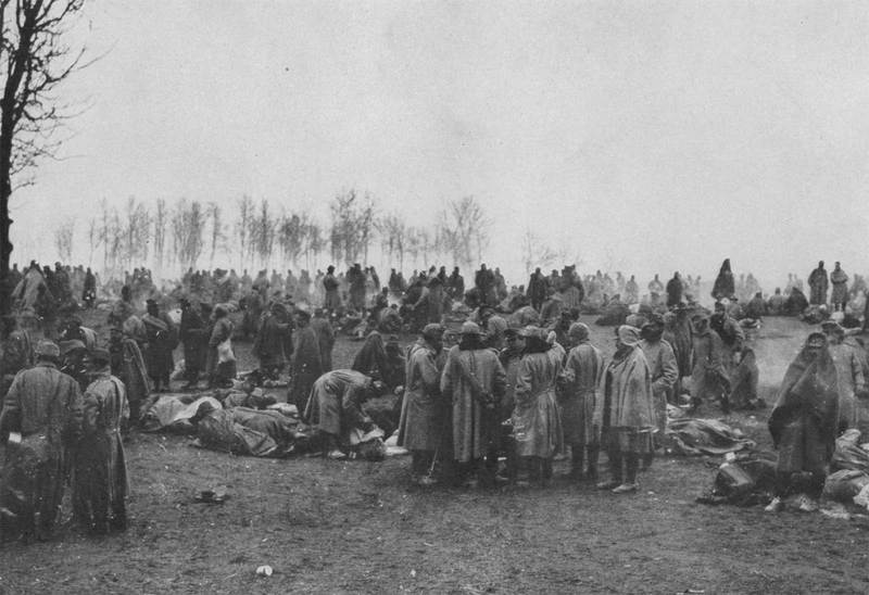 Австрийские военнопленные захваченные в Карпатах