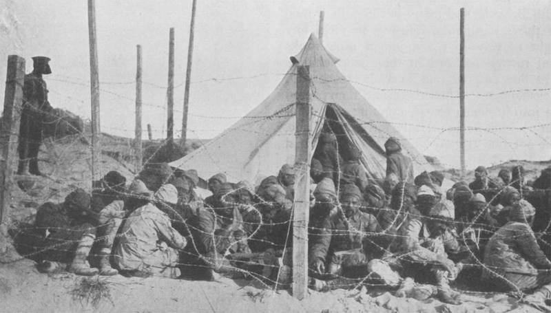 Турецкие военнопленные, Галлиполи