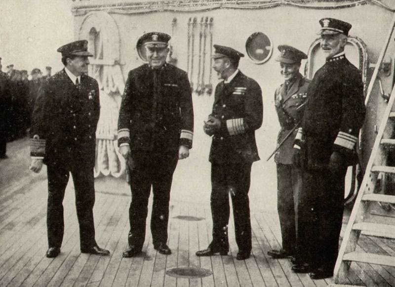 Адмирал Битти, Родман, Георг V и принц Уэльский