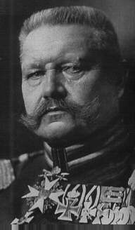 Фельдмаршал Пауль фон Гинденбург.
